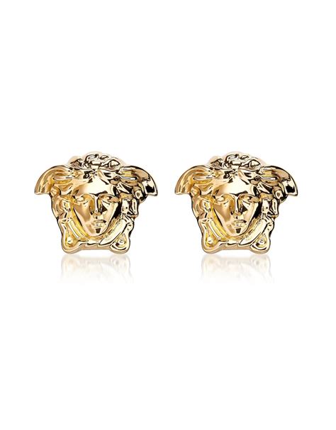 versace medusa stud earrings